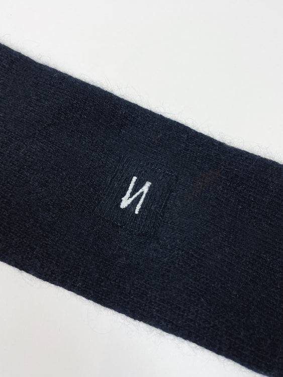 Nonoi Studio STIRNBAND "MONT" SCHWARZ // WOLLE Saisonale Angebote