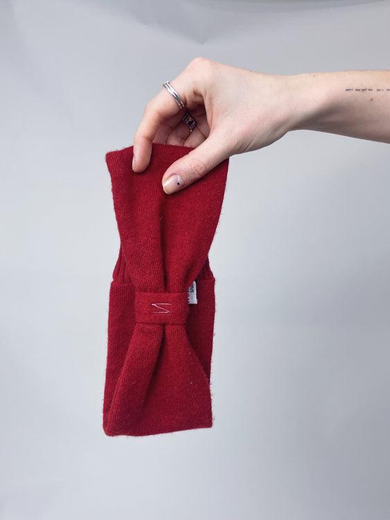 Nonoi Studio ROTES STIRNBAND // KASCHMIR Tägliche Deals
