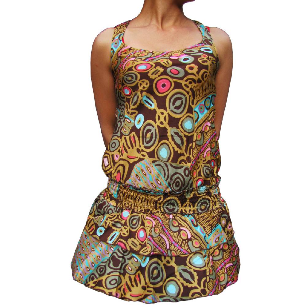 Panasiam Kleid Farbenfroh
