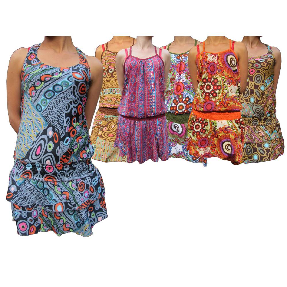 Panasiam Kleid Farbenfroh Riesige Rabatte
