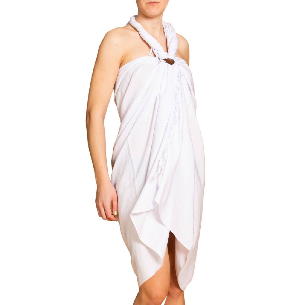 Panasiam Sarong unicolor in zwei Größen Top Angebot