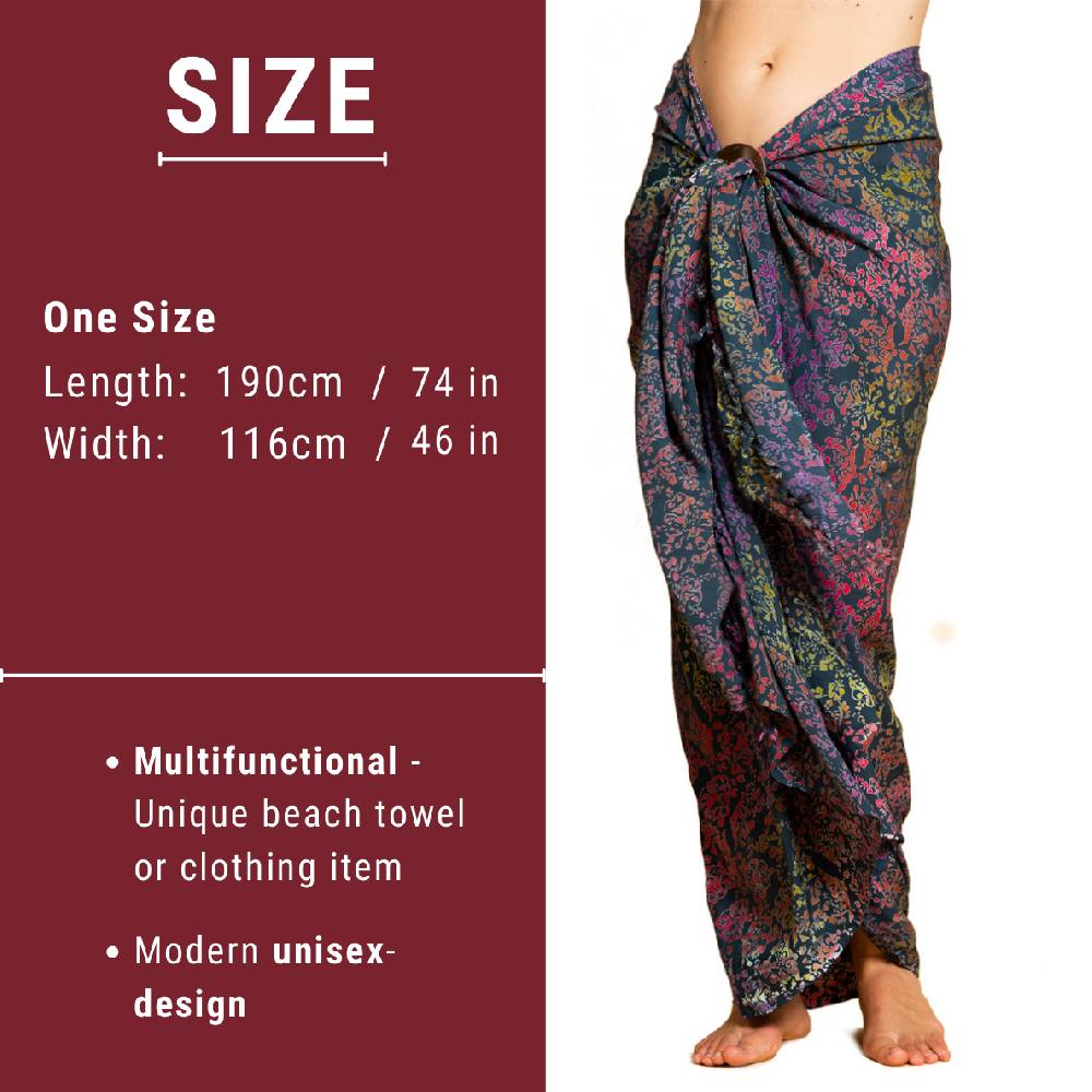 Panasiam Sarong Wachsbatik grüntöne Saisonale Angebote