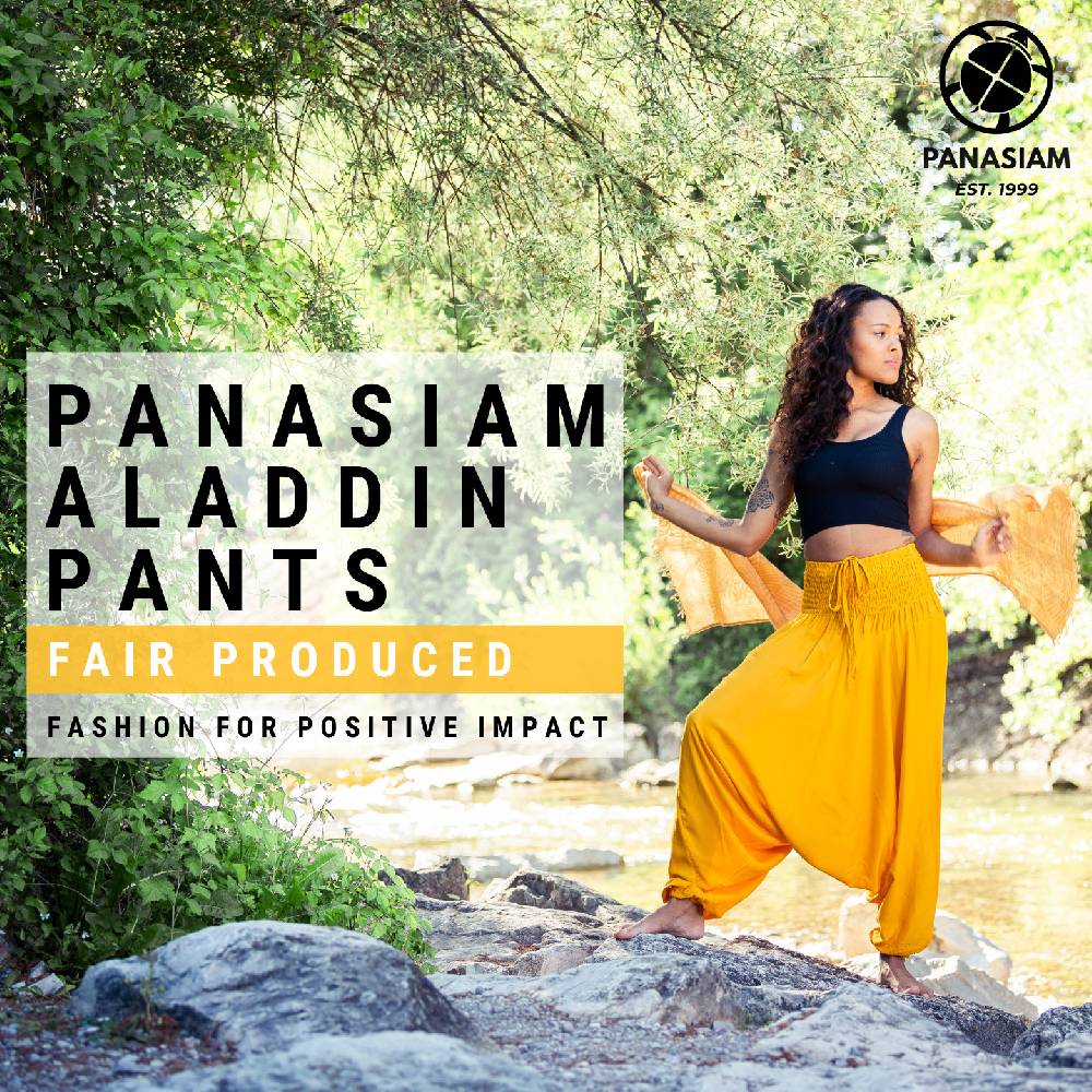 Panasiam Aladinhose Einfarbig Bis zu 60% Rabatt