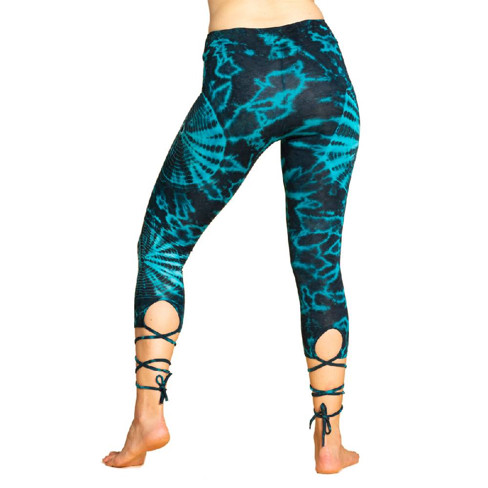 Panasiam Batik Leggings Lace-Up 3/4 Jubiläumsangebot