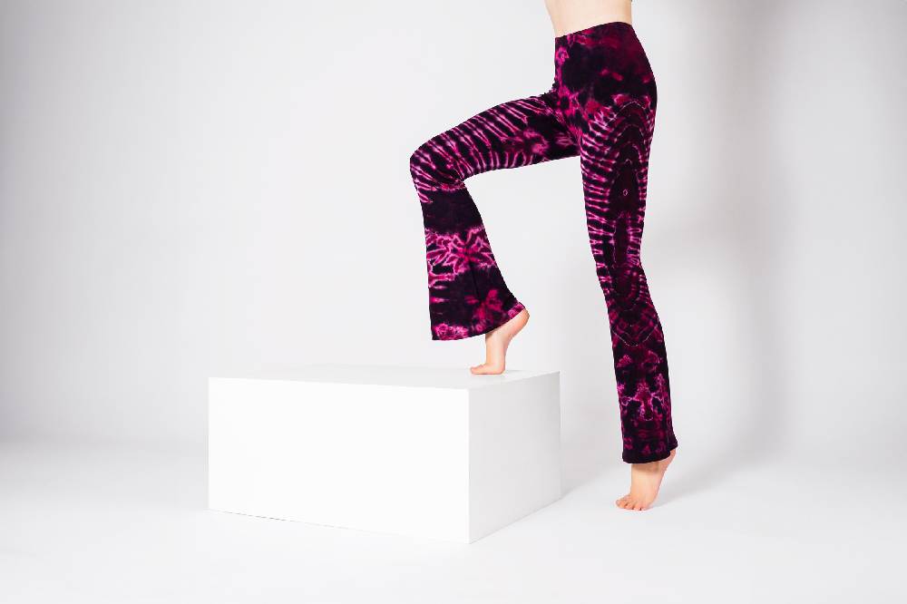 Panasiam Batik Leggings mit Schlag Lagerräumung