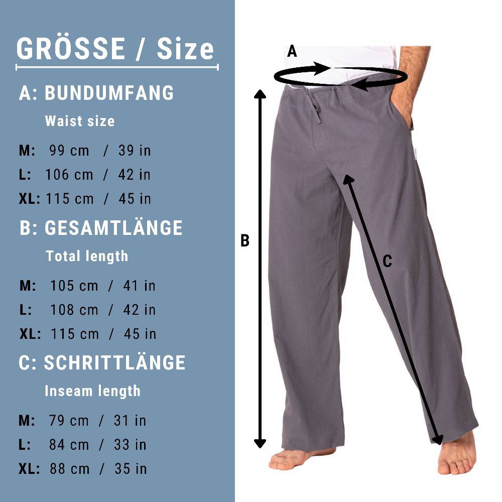 Panasiam Stoffhose aus feiner Baumwolle Zeitlich begrenztes Angebot