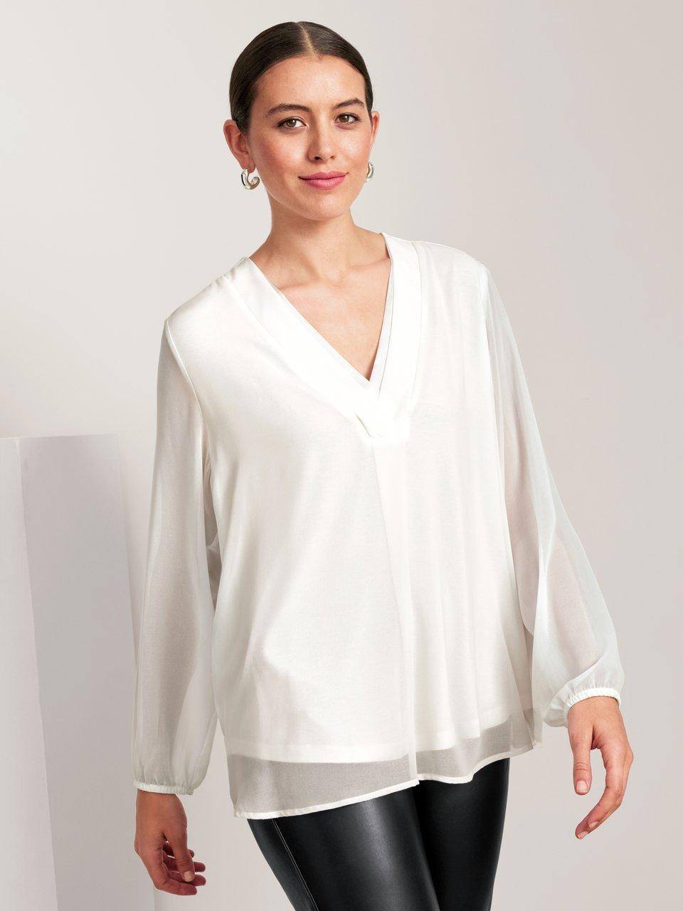 frapp Bluse mit V-Ausschnitt Nur noch ein Tag übrig