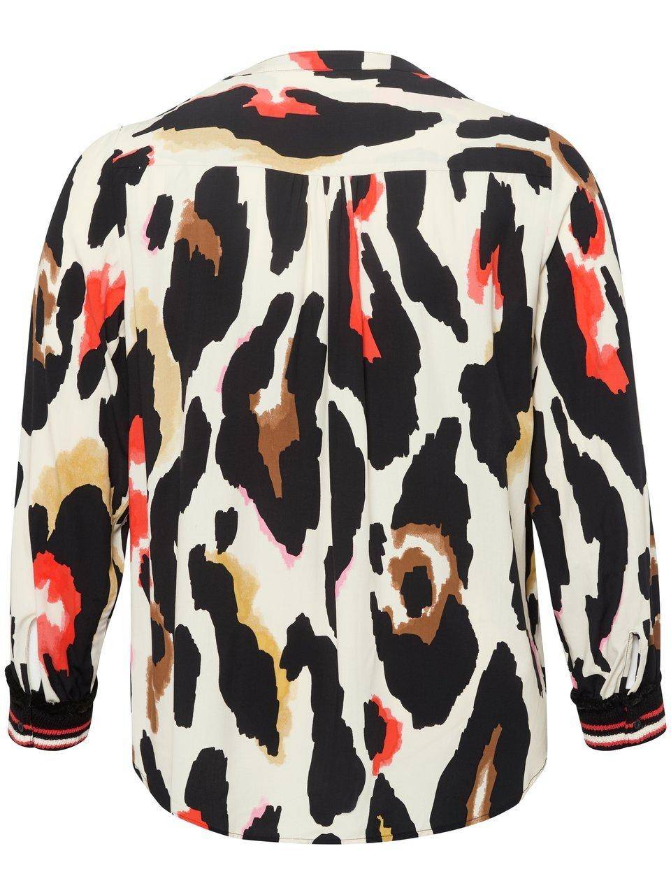 Via Appia Due Long-Bluse mit V-Ausschnitt Meist gekauft