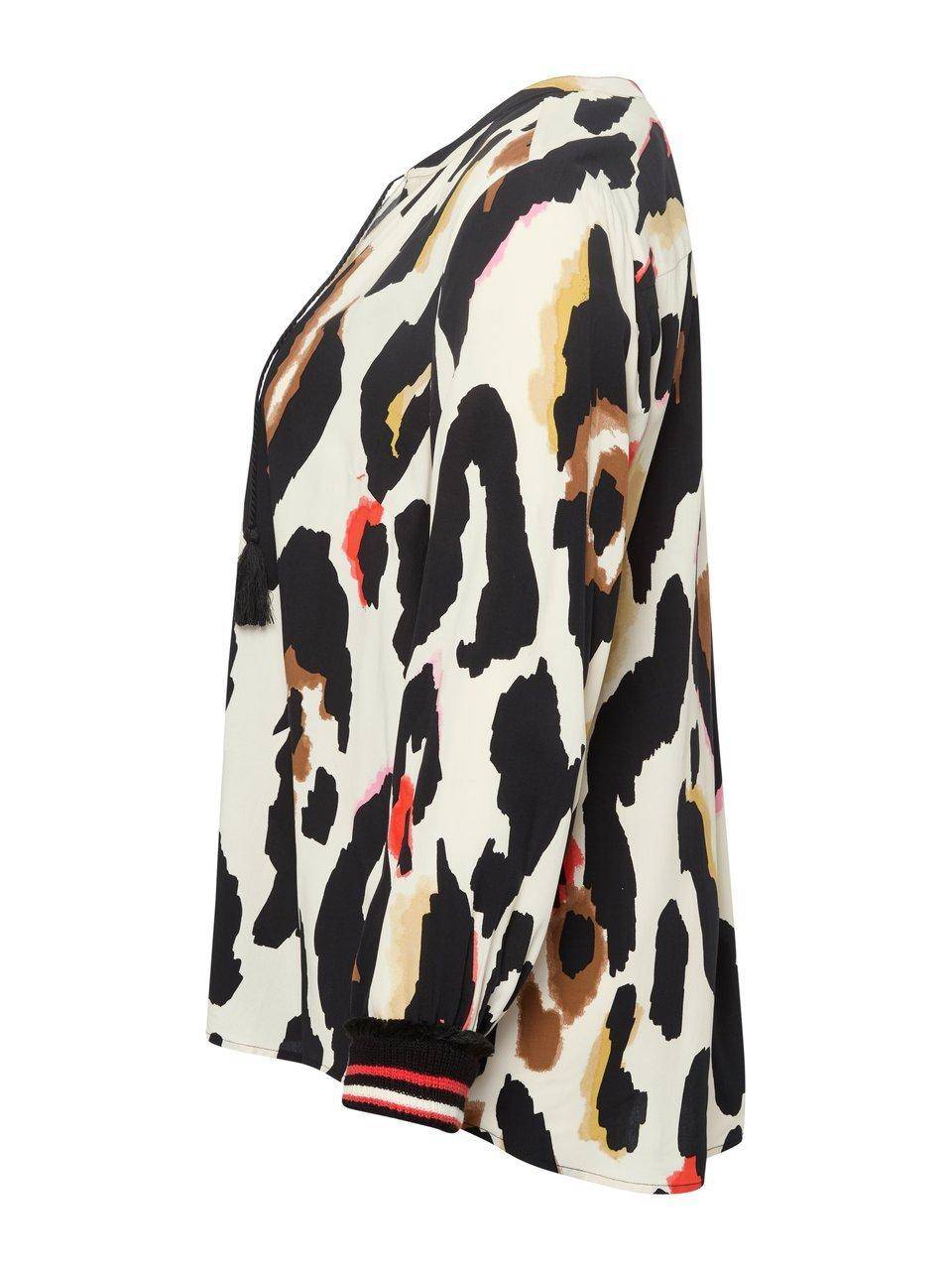 Via Appia Due Long-Bluse mit V-Ausschnitt Meist gekauft