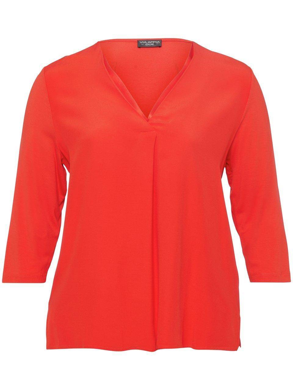 Via Appia Due Bluse mit V-Ausschnitt Preisnachlass