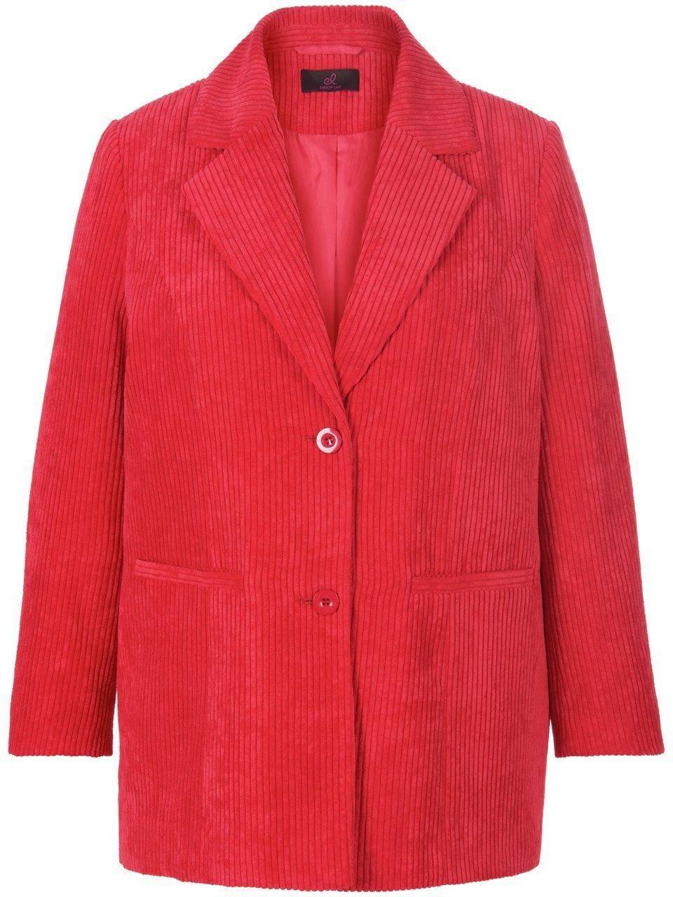 Emilia Lay Cord-Blazer Vierteljährliche Förderung