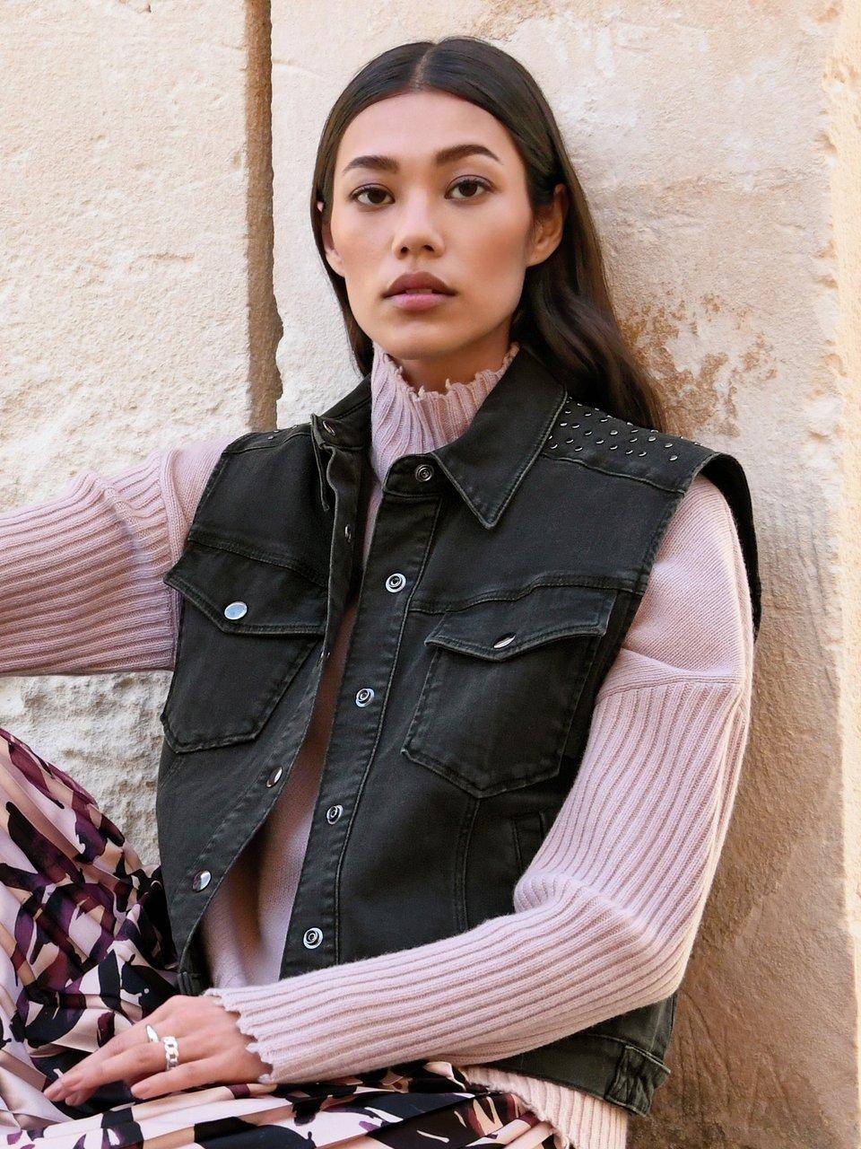 Andjel Jeansweste im Oversized-Style Saisonschlussverkauf