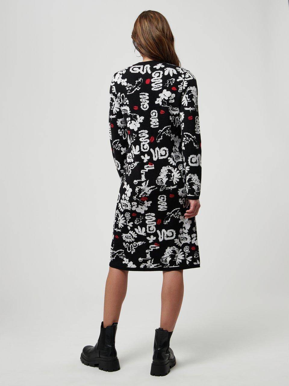 MYBC Strickkleid mit Rundhals-Ausschnitt Letzter Tag