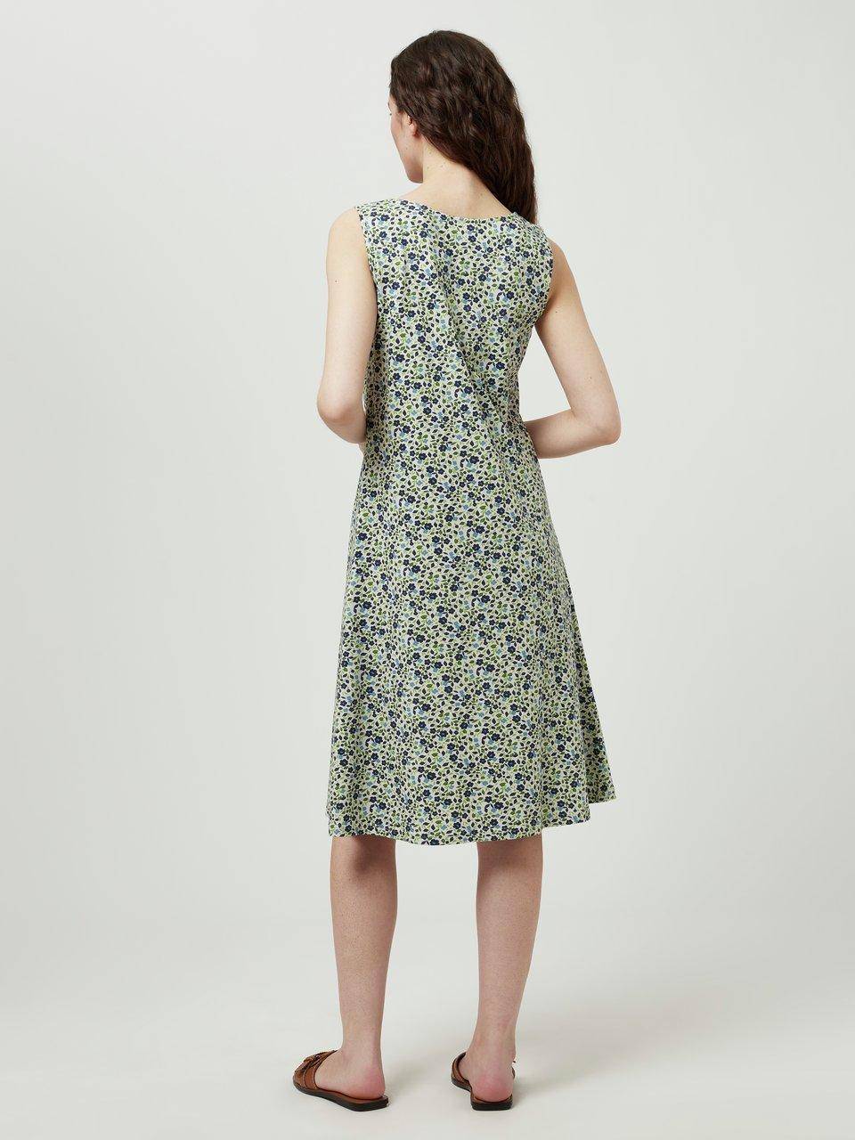 Green Cotton Ärmelloses Jerseykleid Julia Online