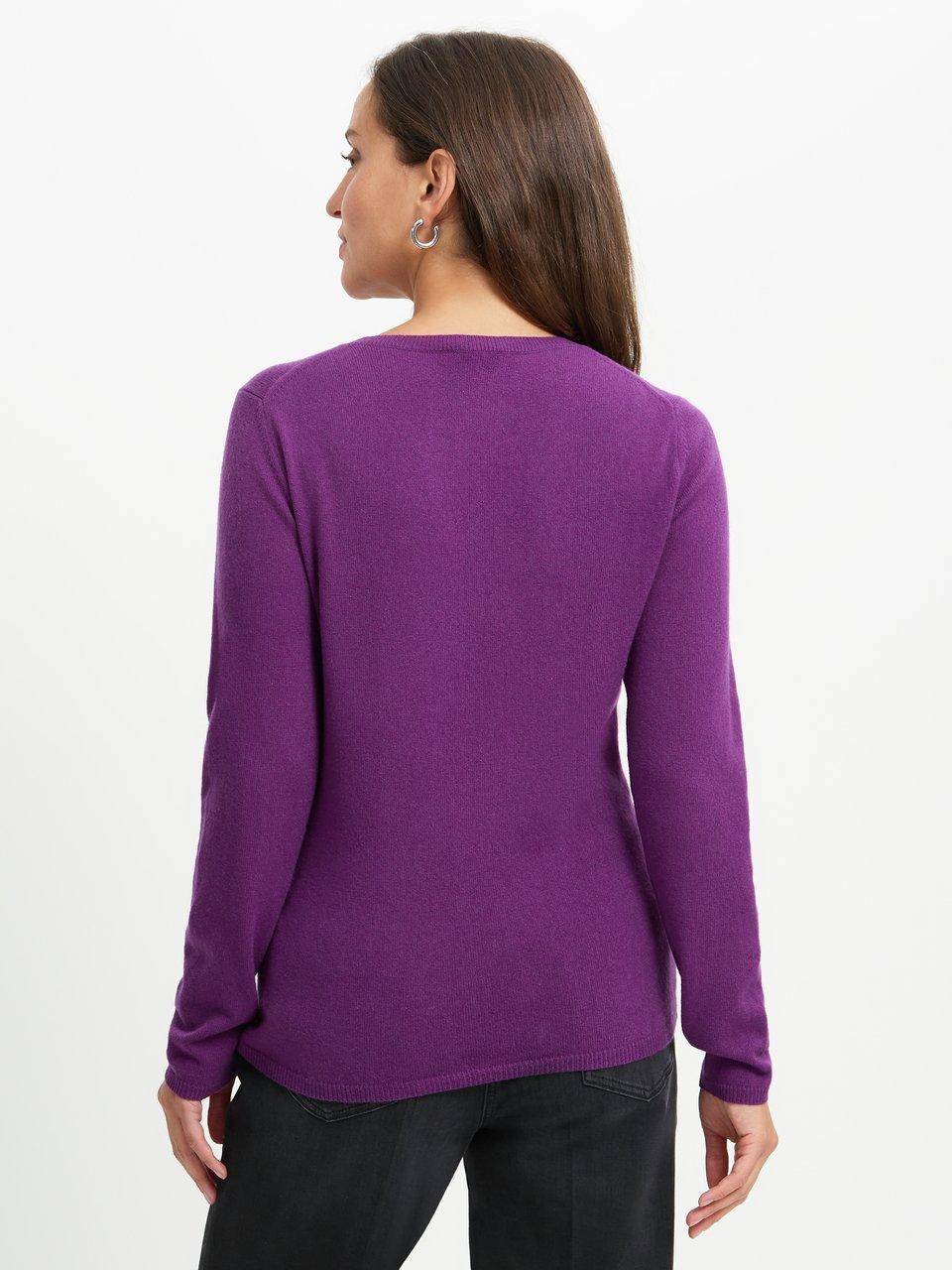 include Rundhals-Pullover aus Schurwolle und Kaschmir Günstig kaufen