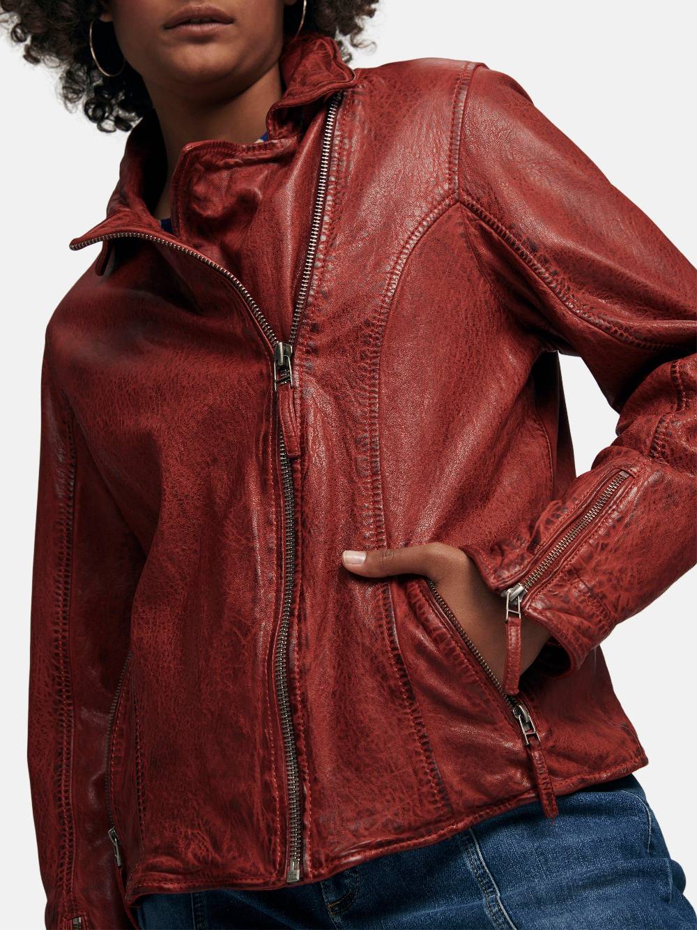 Emilia Lay Lederjacke Riesige Rabatte