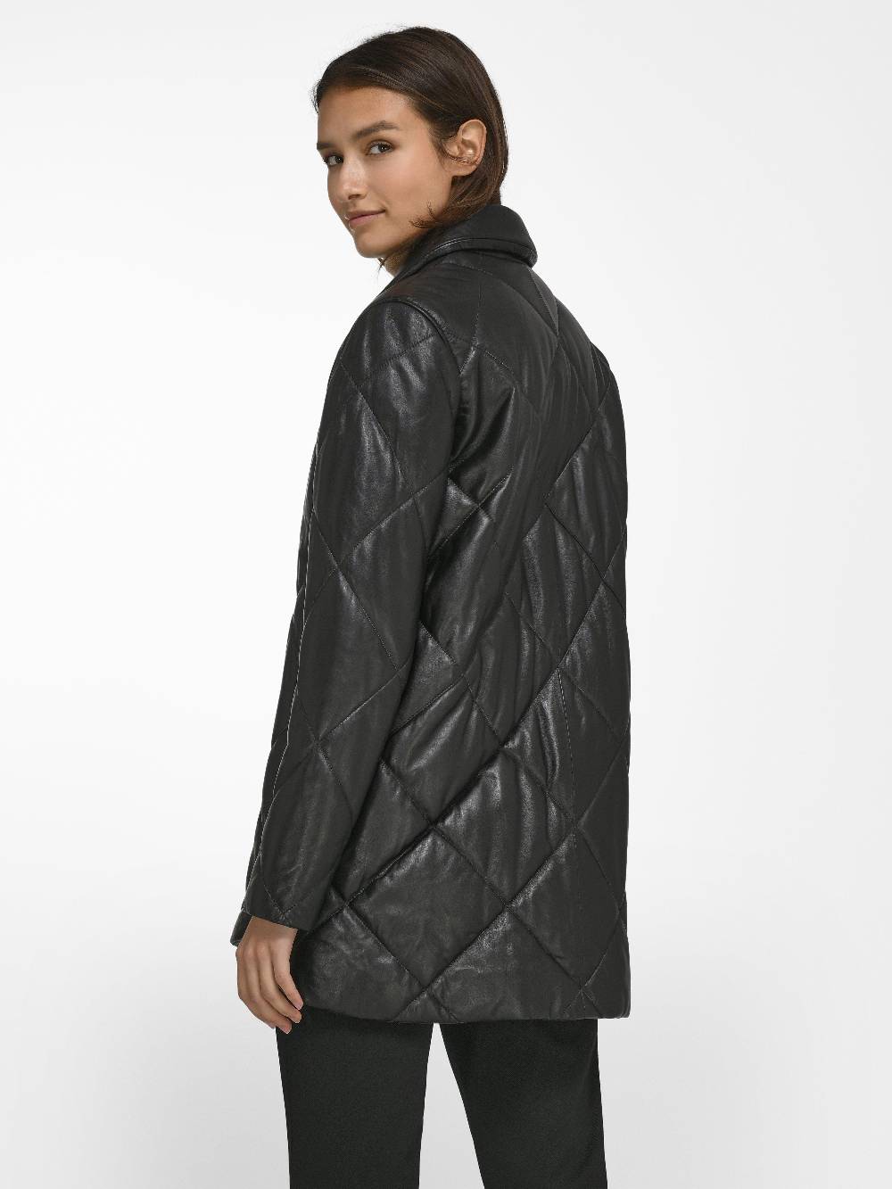 TALBOT RUNHOF X PETER HAHN Stepp-Lederjacke Clearance-Verkauf