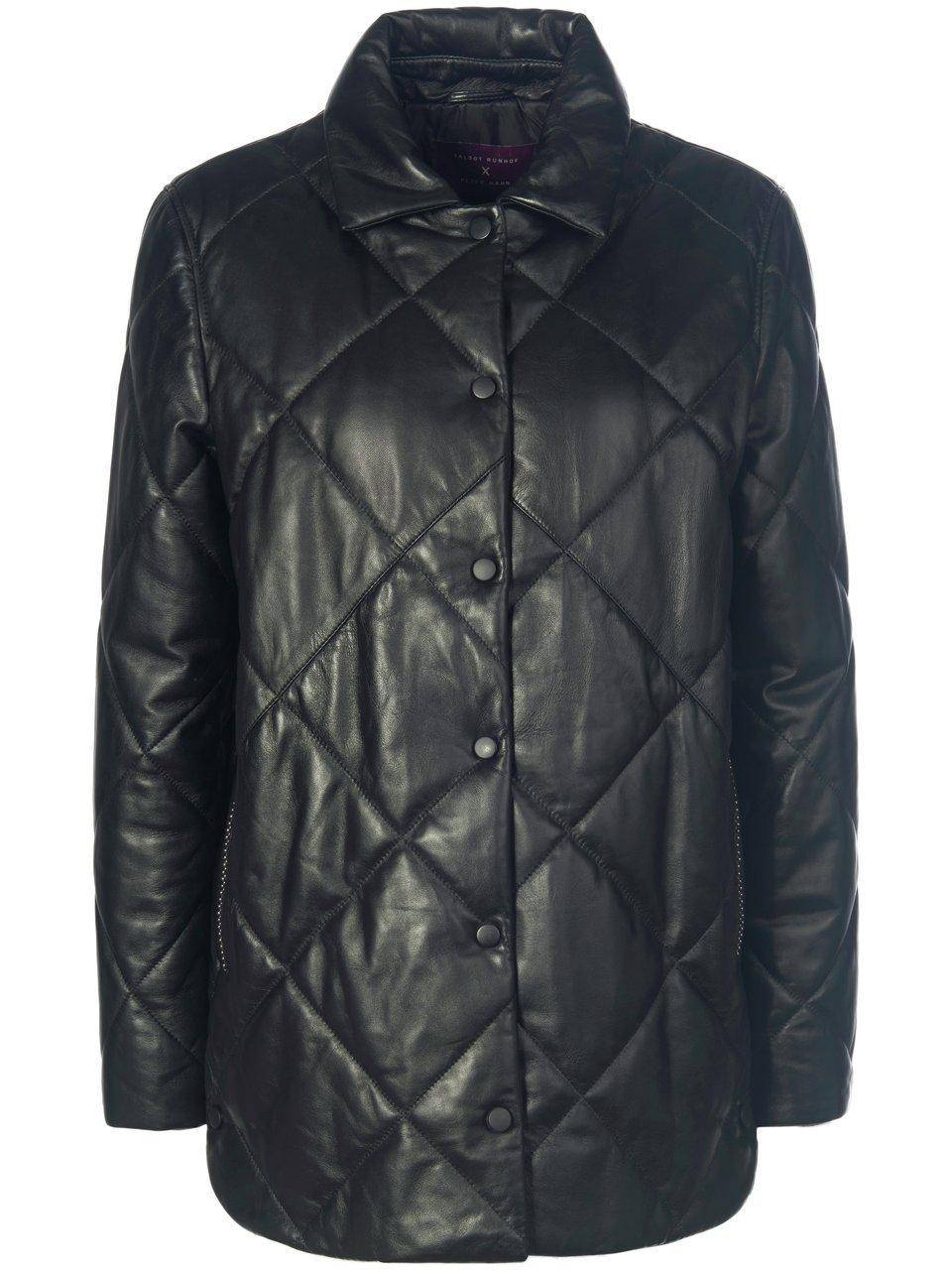 TALBOT RUNHOF X PETER HAHN Stepp-Lederjacke Clearance-Verkauf