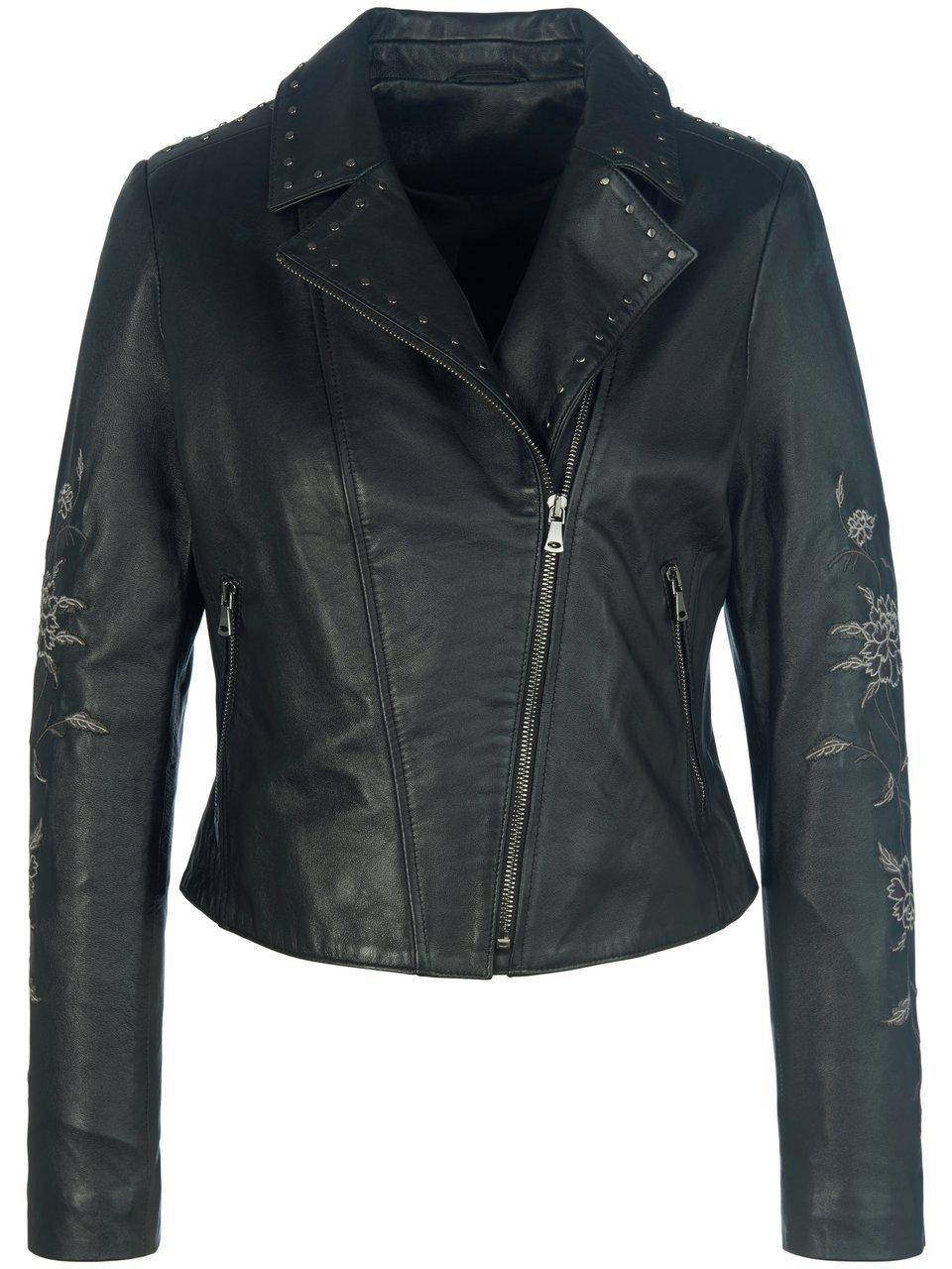 Andjel Lederjacke im Bikerstil Kostenloser Versand international