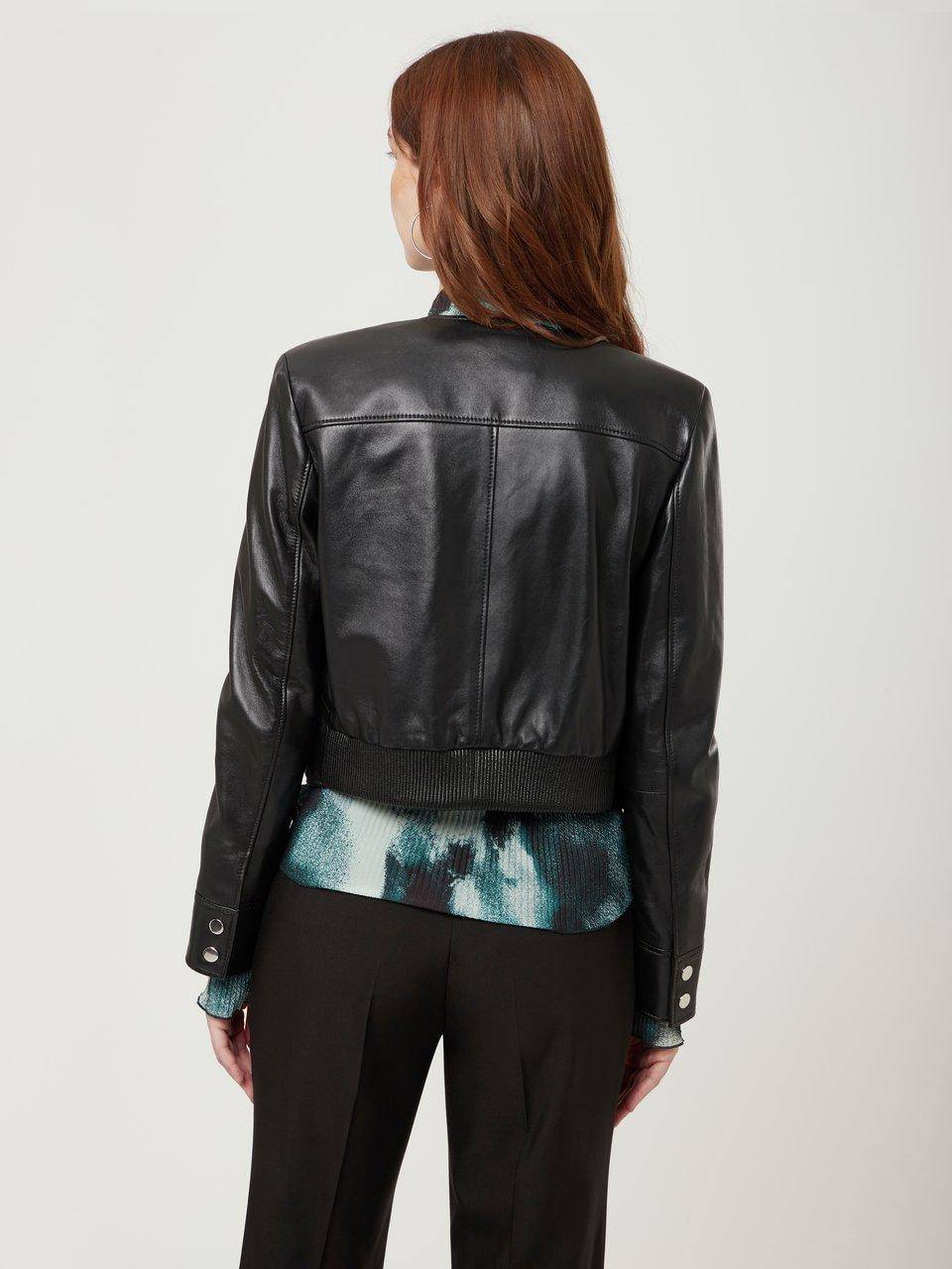 BOSS Lederjacke Speichern exportieren