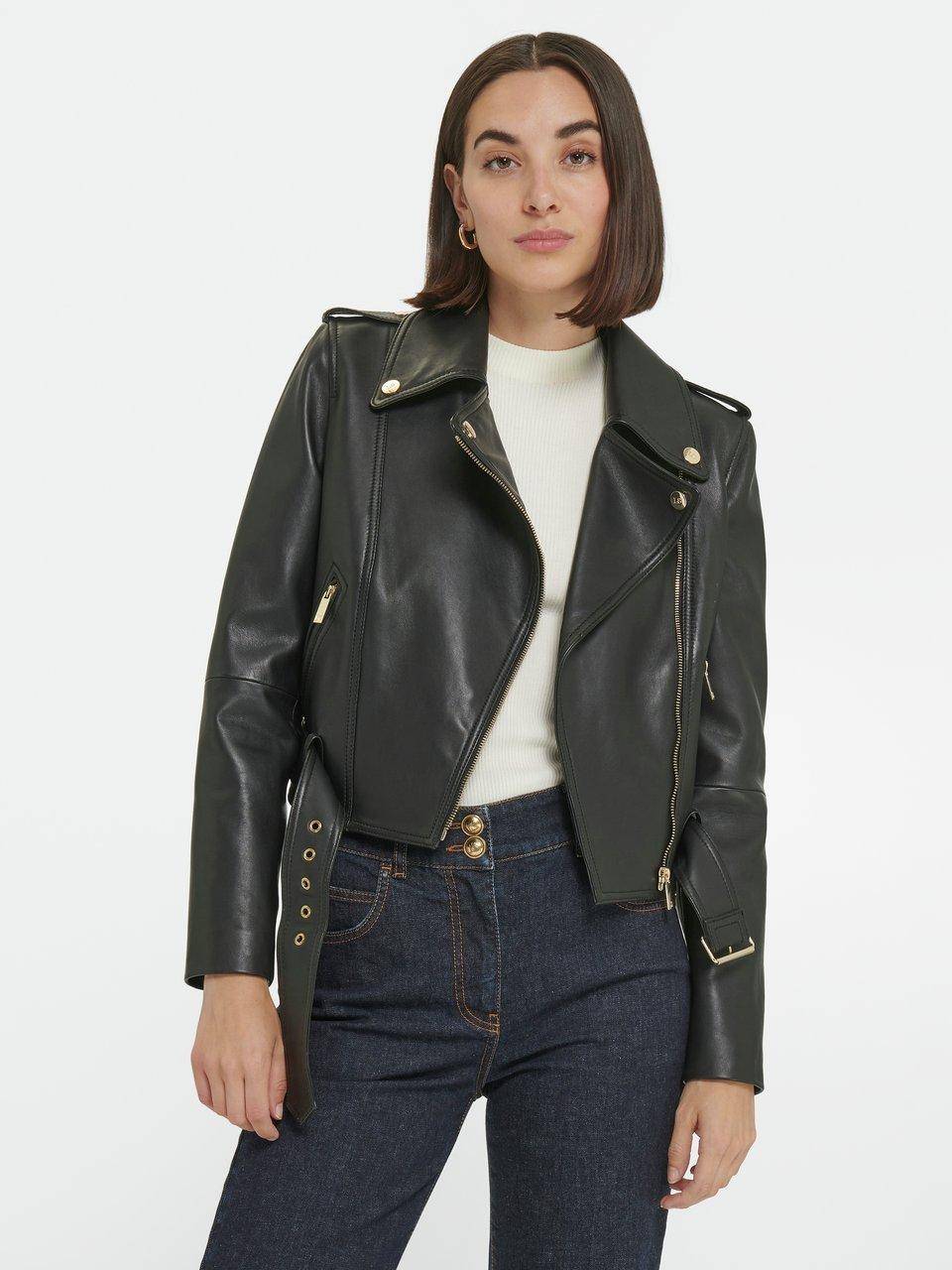 Luisa Spagnoli Lederjacke Outlet