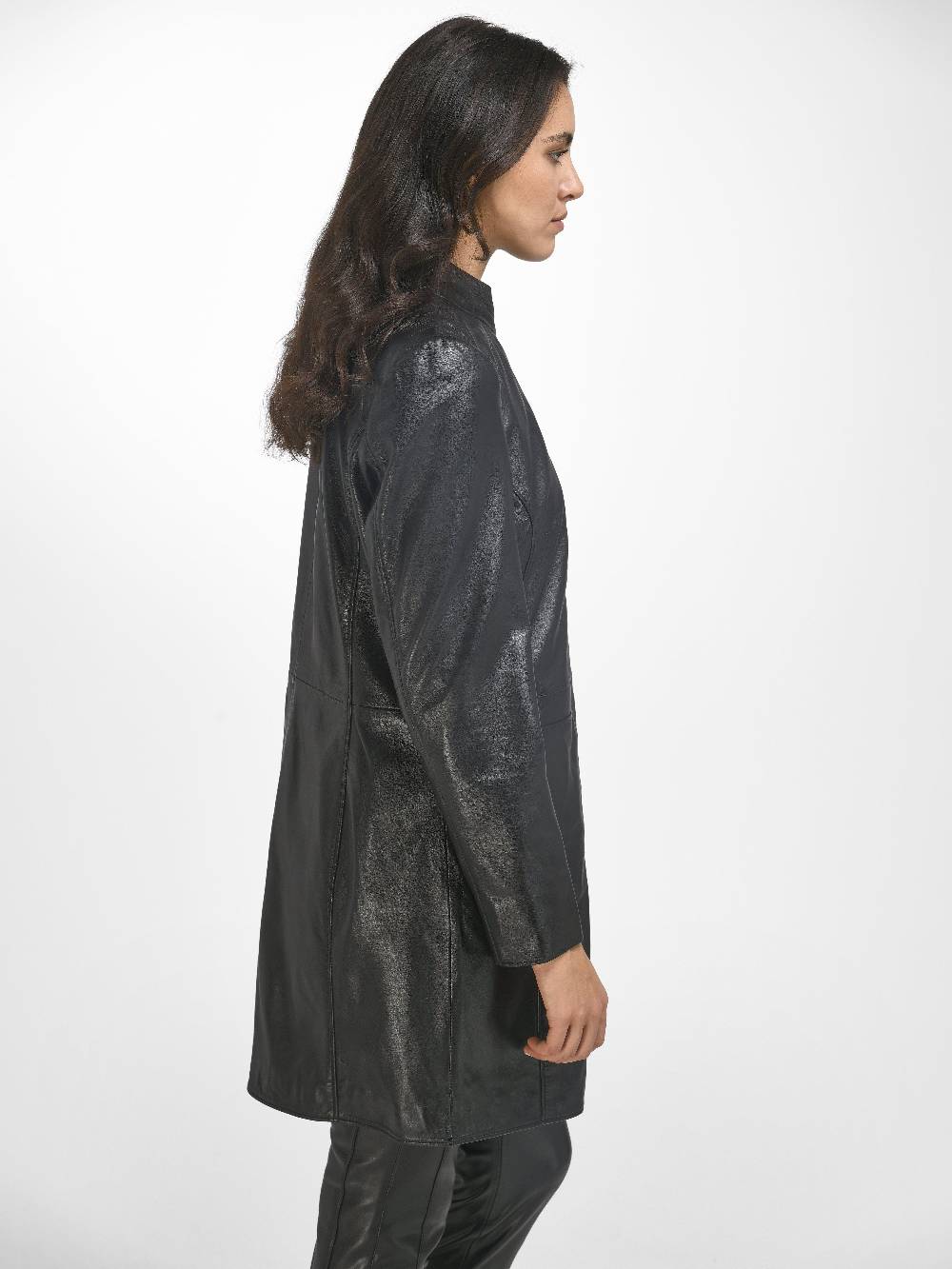 Emilia Lay Leder-Long-Jacke Angebote