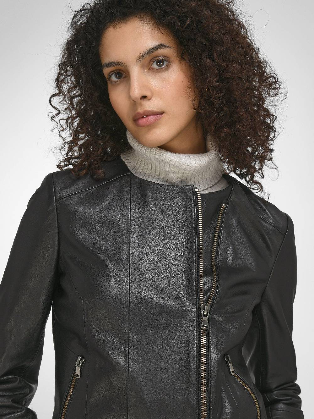 St. Emile Lederjacke im Angebot