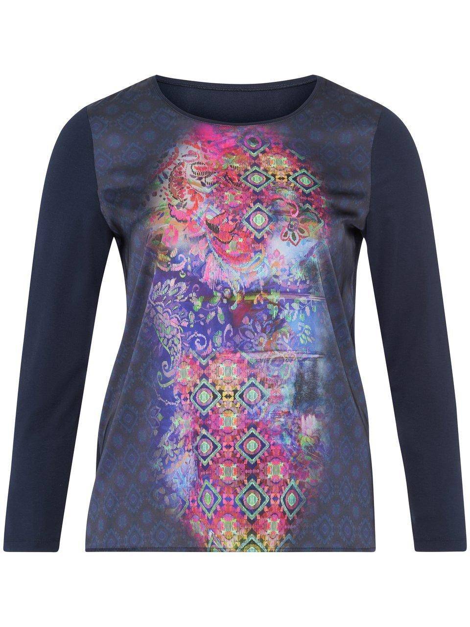 Emilia Lay Blusen-Shirt mit Rundhals-Ausschnitt Neueste Stile
