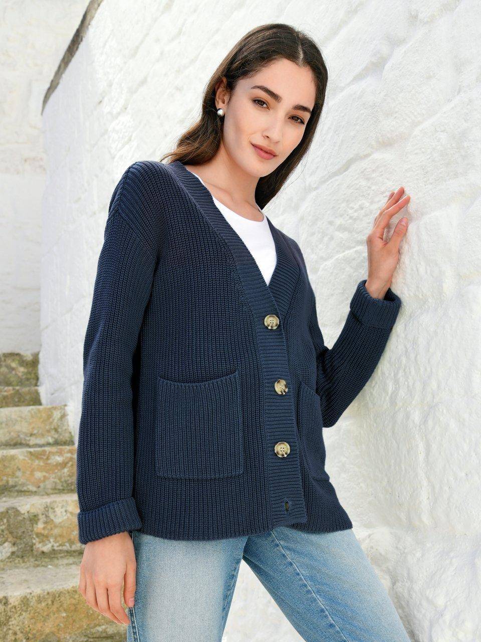 Peter Hahn Strickjacke mit V-Ausschnitt Online Shopping