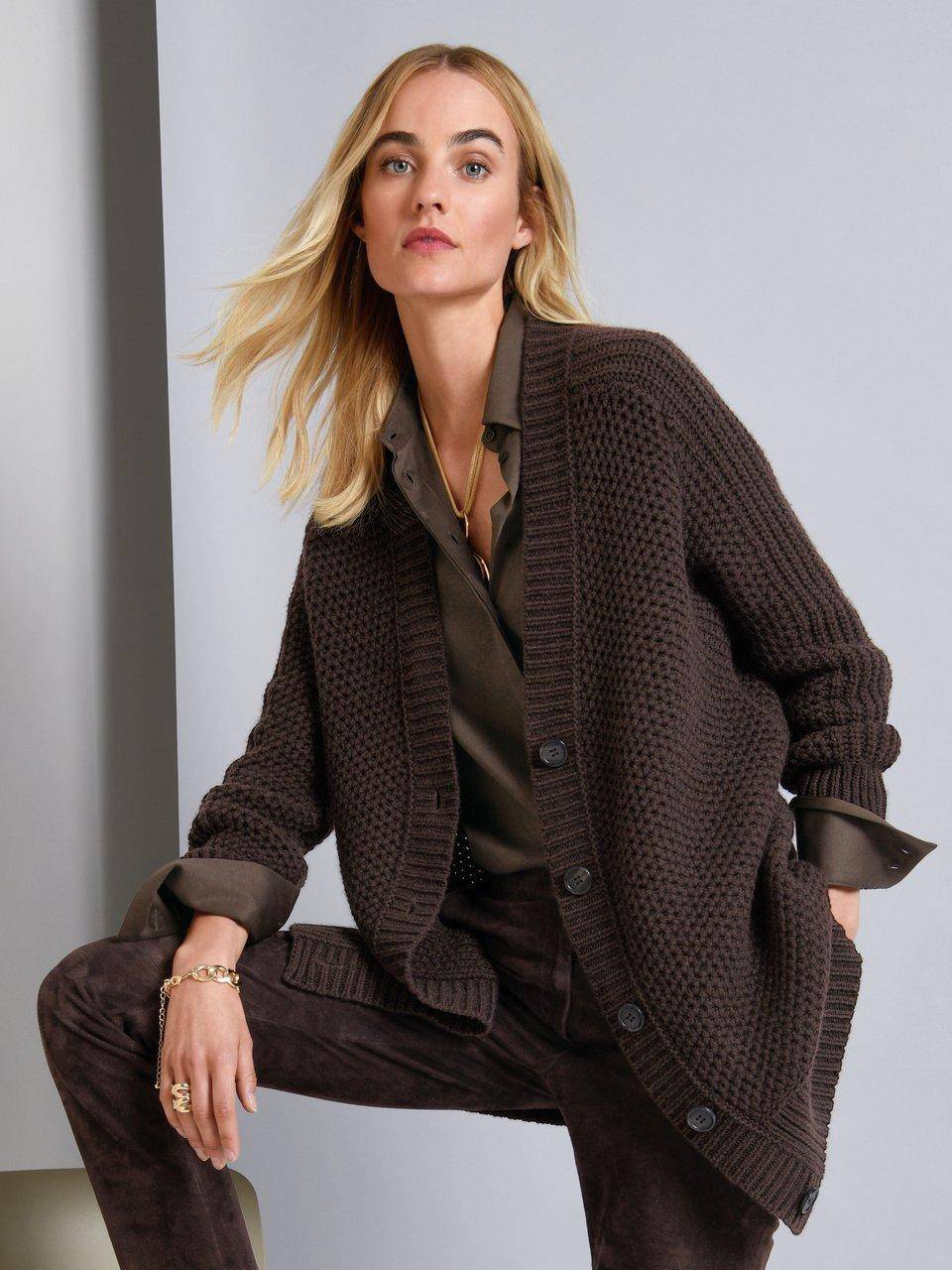 Fadenmeister Berlin Long-Strickjacke Weihnachtsangebot
