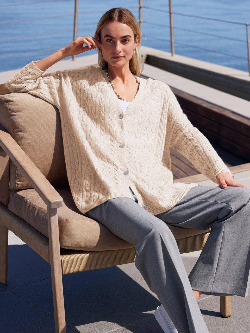 include Long-Strickjacke Neueste Mode