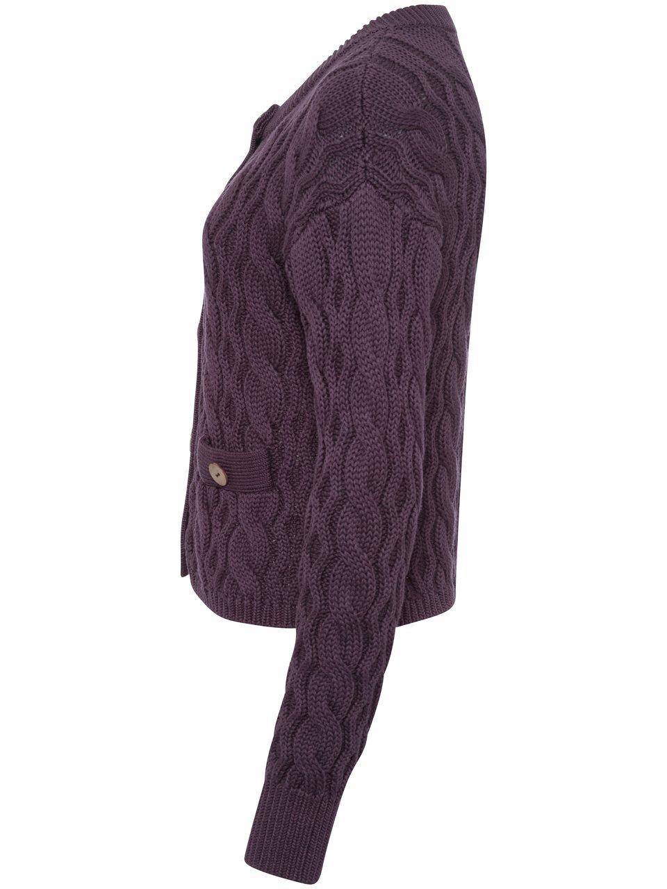 Peter Hahn Strickjacke mit Rundhals-Ausschnitt Zeitlich begrenztes Angebot