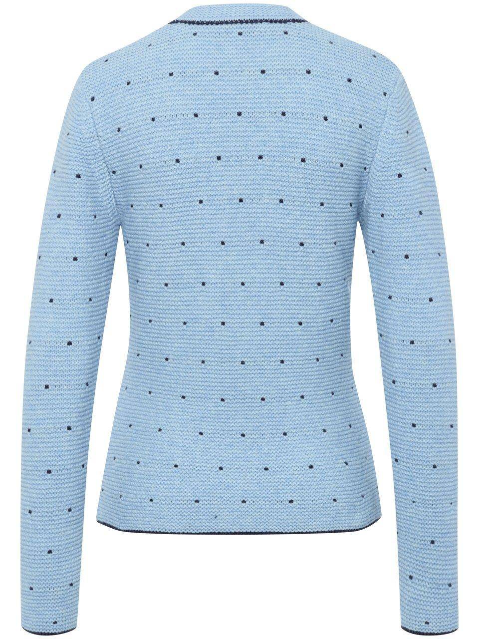 Peter Hahn Strickjacke mit Rundhals-Ausschnitt Super Sparpreis