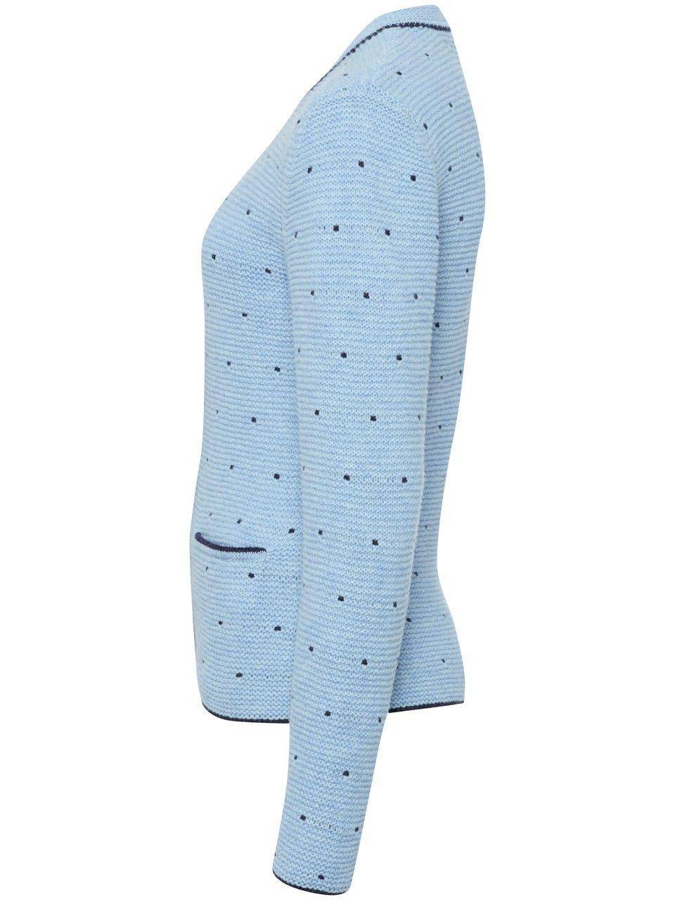 Peter Hahn Strickjacke mit Rundhals-Ausschnitt Super Sparpreis