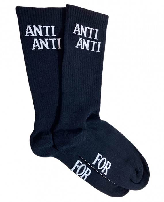 Rebel Rockers Anti Sneaker Sock blk Super Sparpreis