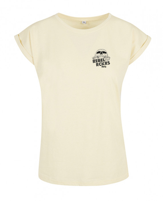Rebel Rockers Pale Girl Loosefit Tee vanilla Vierteljährliche Förderung
