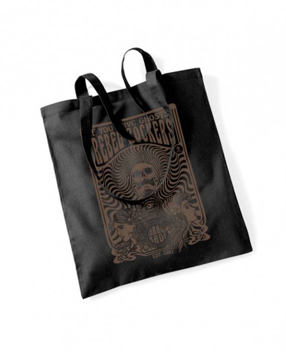 Rebel Rockers Ghost Tote Bag blk Clearance-Verkauf