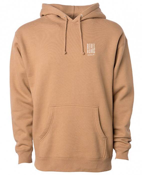 Rebel Rockers Oversized Hooded Toffee Versandkostenfrei