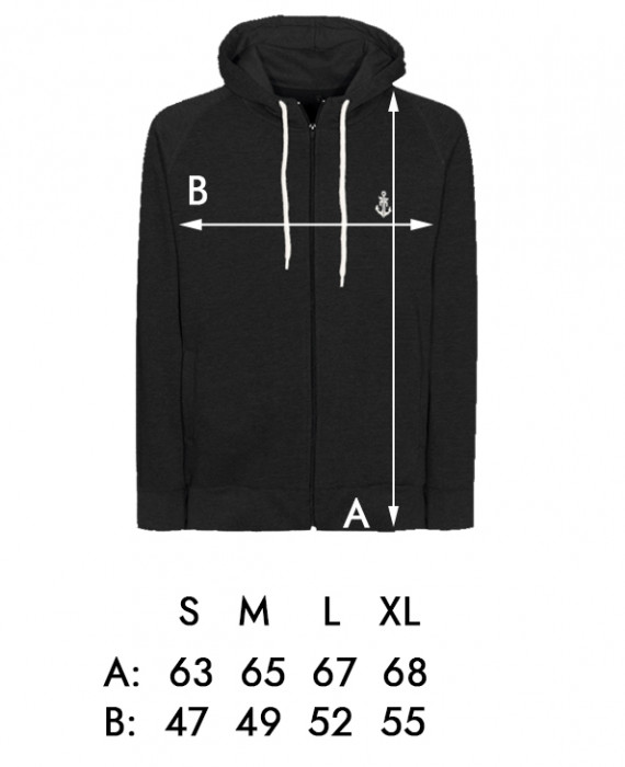 Rebel Rockers Girl Anchor Zipper Große Rabatte