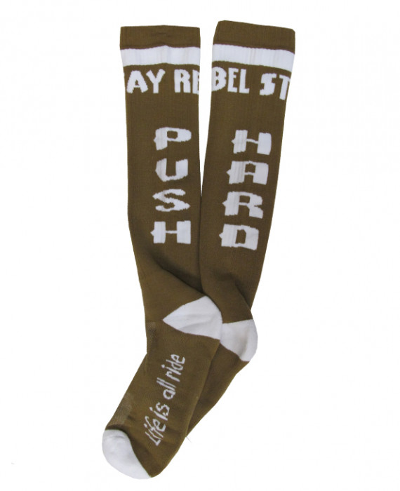 Rebel Rockers Tube Sock Push Hard Bestseller