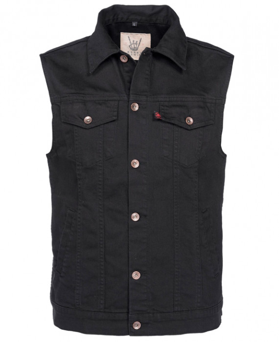Rebel Rockers Jeans Weste Rabatt