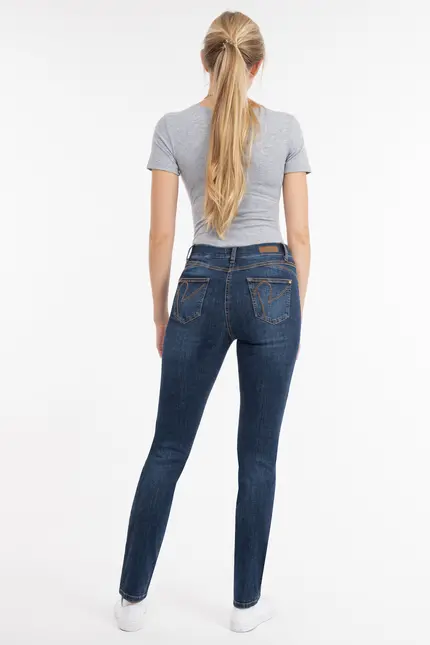 Recover Pants Powerstretch-Jeans Ramona in DENIM BLUE Artikelnummer REC-13348-01-U4092-145 Super Sparpreis