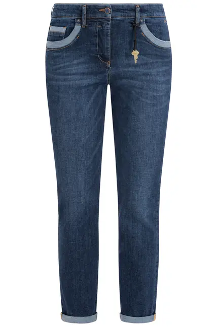 Recover Pants Powerstretchjeans Luna in DENIM BLUE Artikelnummer REC-13346-01-U4075-145 JETZT KAUFEN