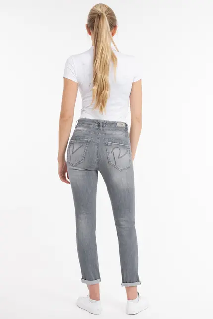 Recover Pants Powerstretchjeans Luna in GREY Artikelnummer REC-13346-01-U4075-975 Neueste Stile