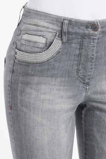 Recover Pants Powerstretchjeans Luna in GREY Artikelnummer REC-13346-01-U4075-975 Neueste Stile