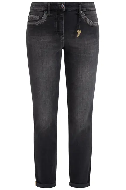 Recover Pants Powerstretchjeans Luna in BLACK Artikelnummer REC-13346-01-U4075-999 Letzte 2 Tage