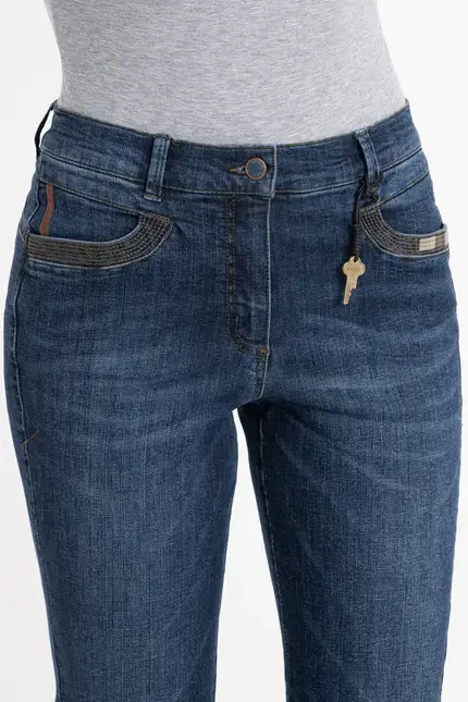 Recover Pants Powerstretch-Jeans Ronja in DENIM BLUE Artikelnummer REC-13330-U4080-145 Nur für heute