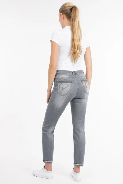 Recover Pants Powerstretch-Jeans Ronja in GREY Artikelnummer REC-13330-U4080-975 Sonderangebot der Fabrik