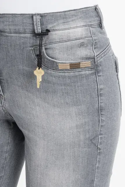 Recover Pants Powerstretch-Jeans Ronja in GREY Artikelnummer REC-13330-U4080-975 Sonderangebot der Fabrik