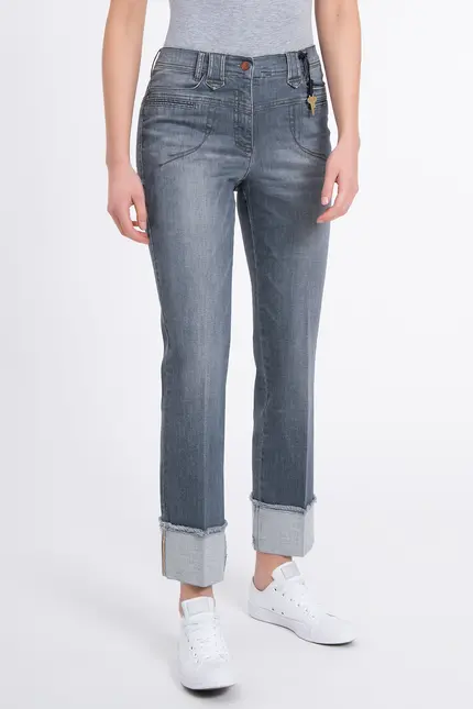 Recover Pants Powerstretch-Jeans Carlotta in GREY Artikelnummer REC-12759-U3810-975 Discount Store für neue Produkte